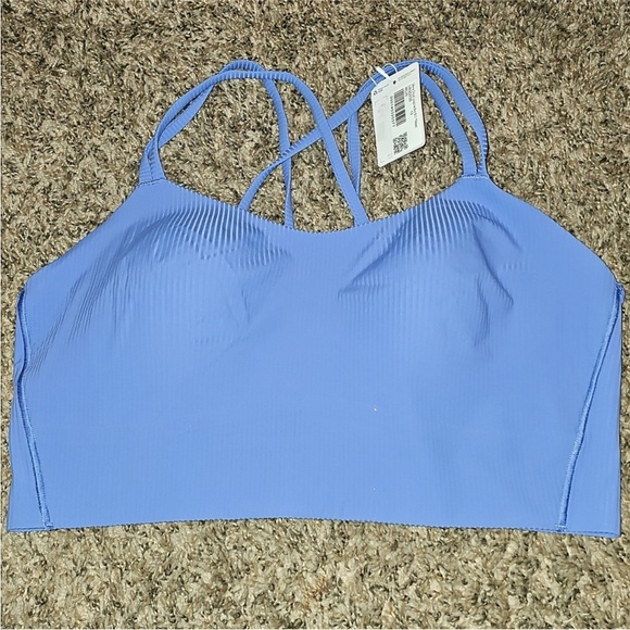 Lululemon Nwts Like A Cloud LongLine Bra 12 B/C Ribbed WLIN - Picture 2 of 11